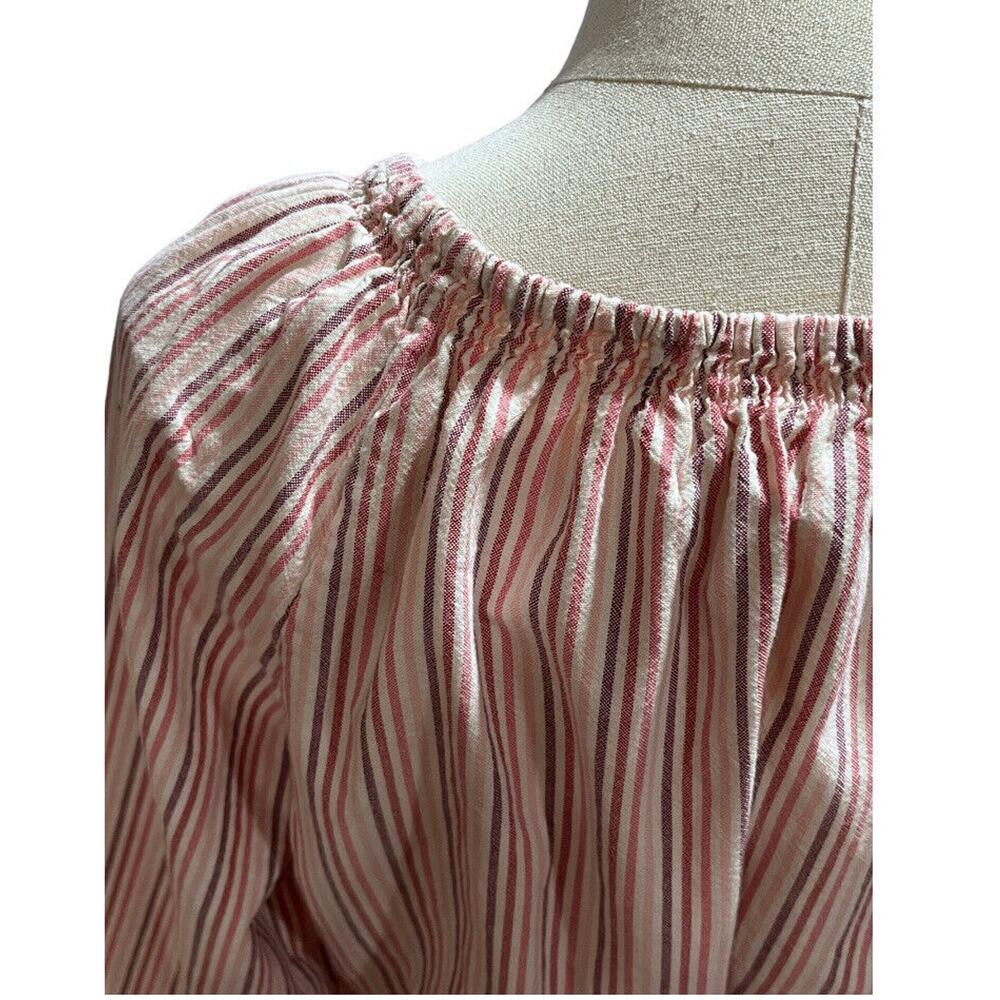 The GREAT Women's Derby Cotton Oversized Midi Dress‎ In Sunset Stripe sz 2 Med - Picture 10 of 16